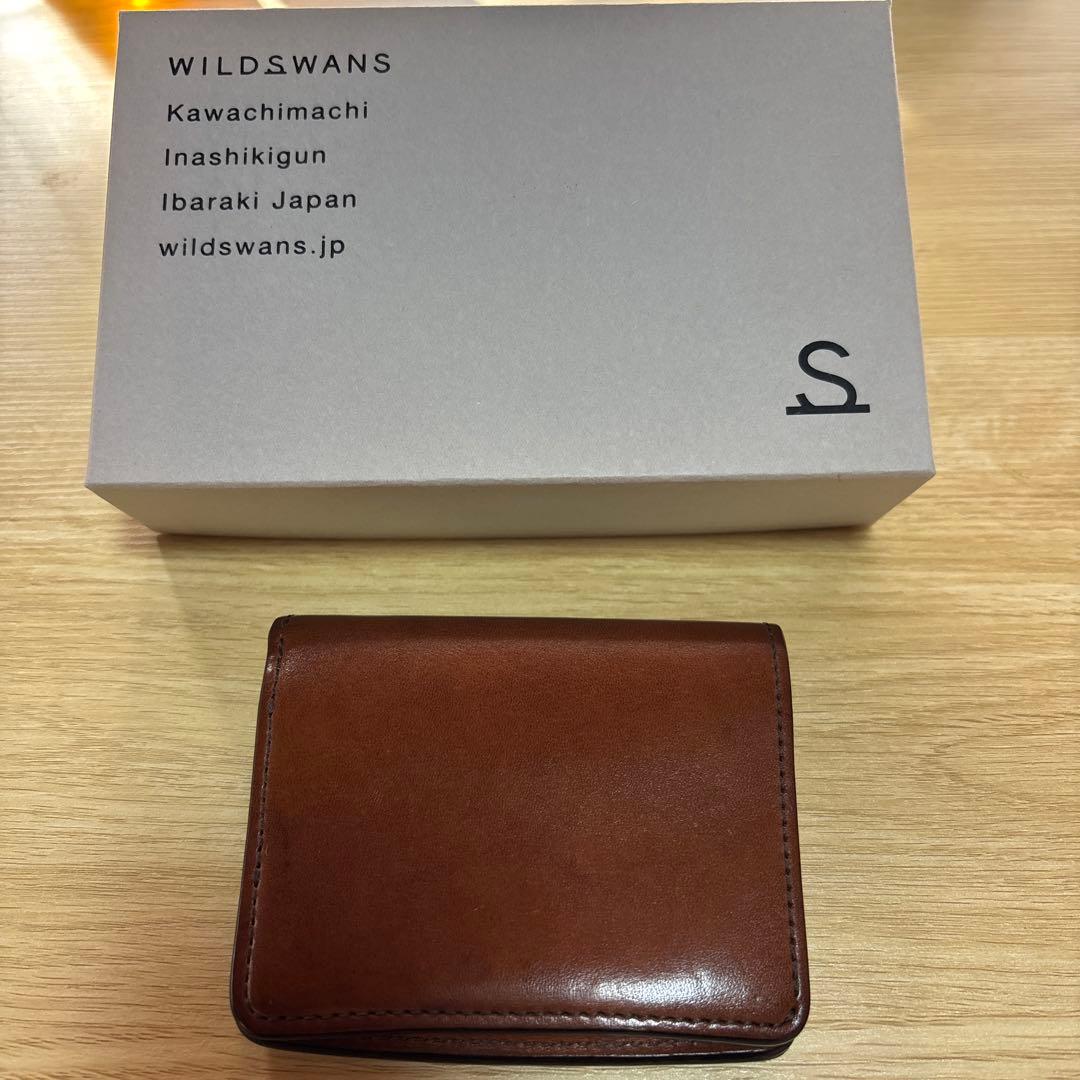 WILDSWANS ダークステイン　二つ折り財布