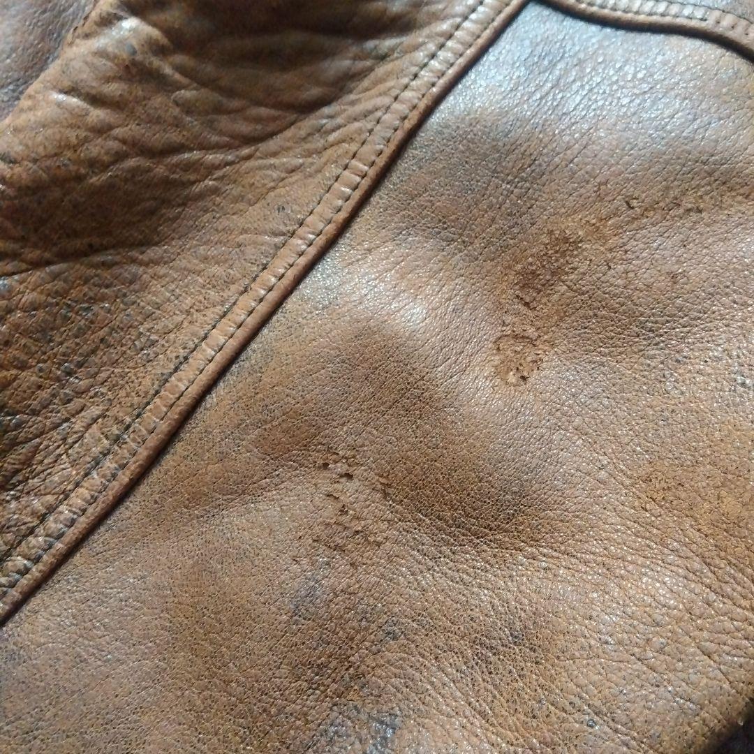 Sサイズ 90's AVIREX アヴィレックス レザー ジャケット 革ジャン