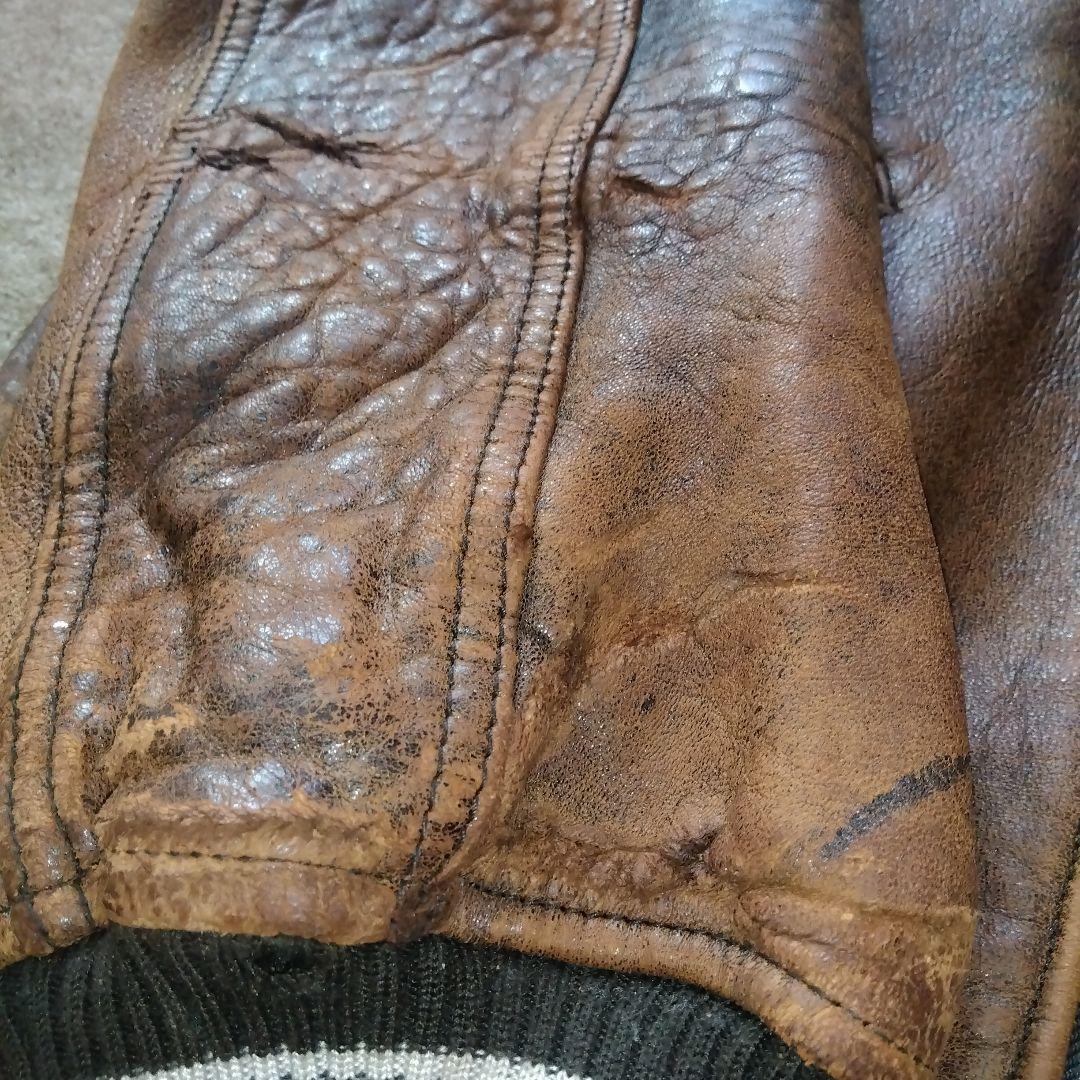 Sサイズ 90's AVIREX アヴィレックス レザー ジャケット 革ジャン