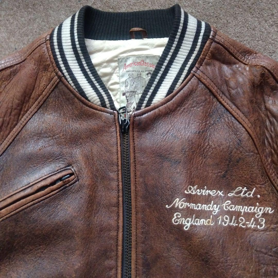 Sサイズ 90's AVIREX アヴィレックス レザー ジャケット 革ジャン