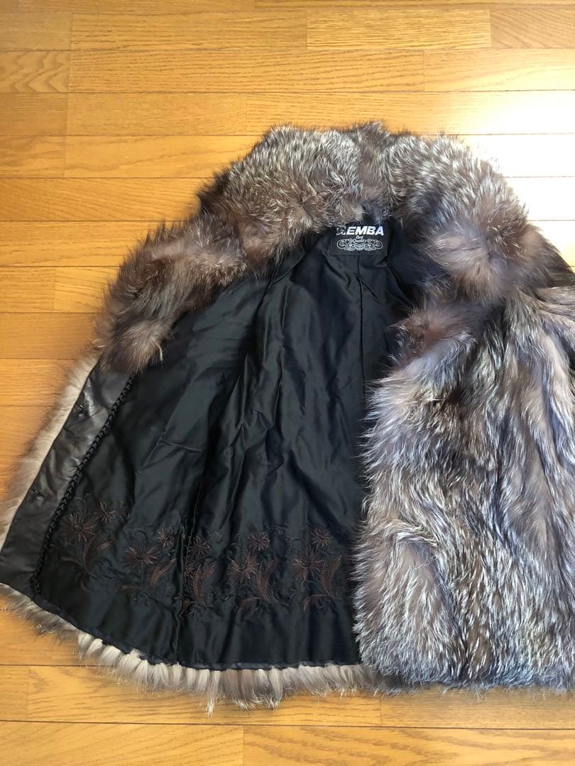 EMBA エンバ シルバーフォックス　コート　ソビエト(ロシア)ヴィンテージ