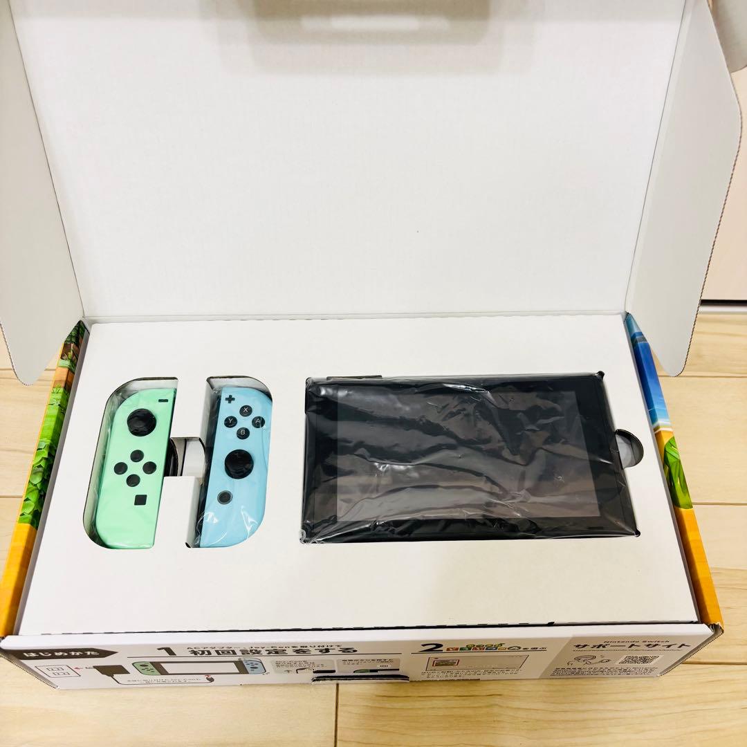 【未使用に近い】Nintendo Switch スイッチ　本体　どうぶつの森