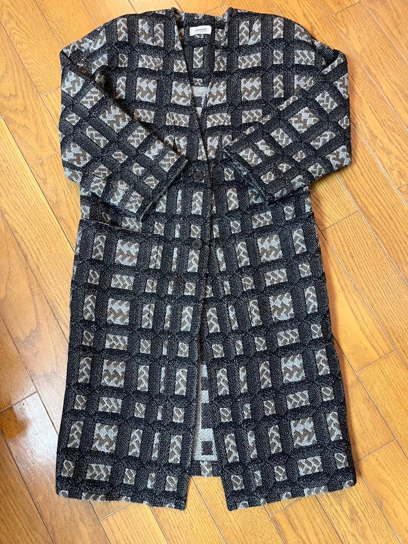 美品◇MISSONI◇ミッソーニ◇ジャガードコート◇チェック