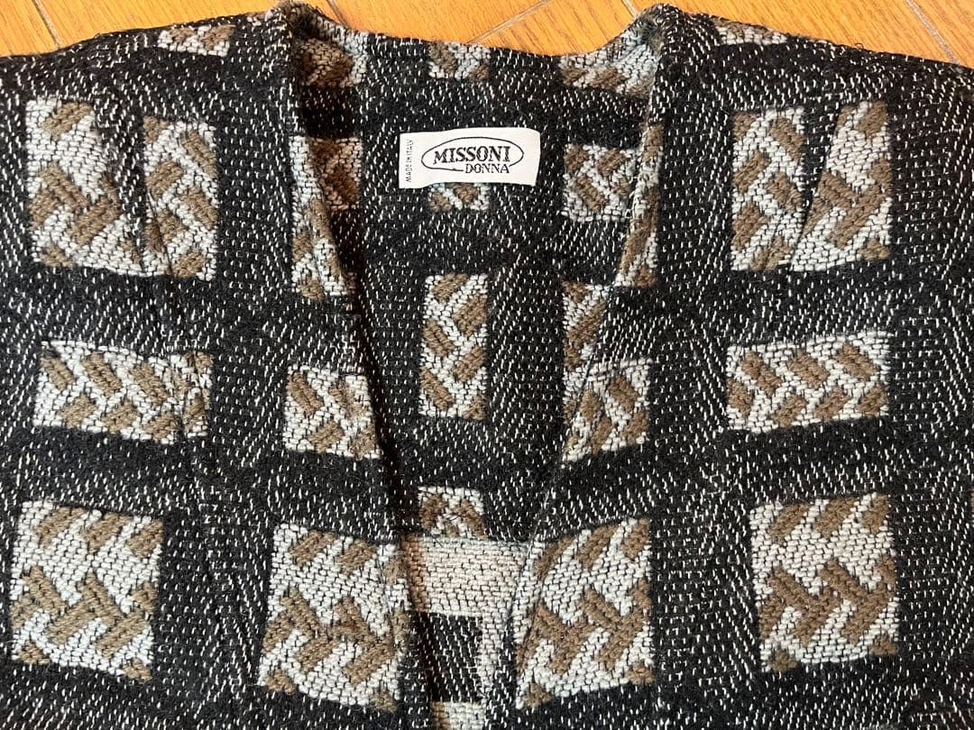 美品◇MISSONI◇ミッソーニ◇ジャガードコート◇チェック