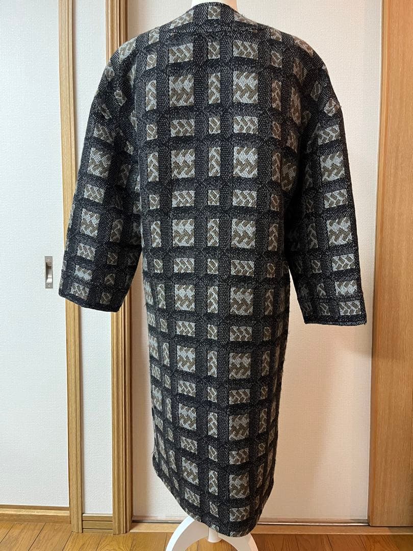 美品◇MISSONI◇ミッソーニ◇ジャガードコート◇チェック