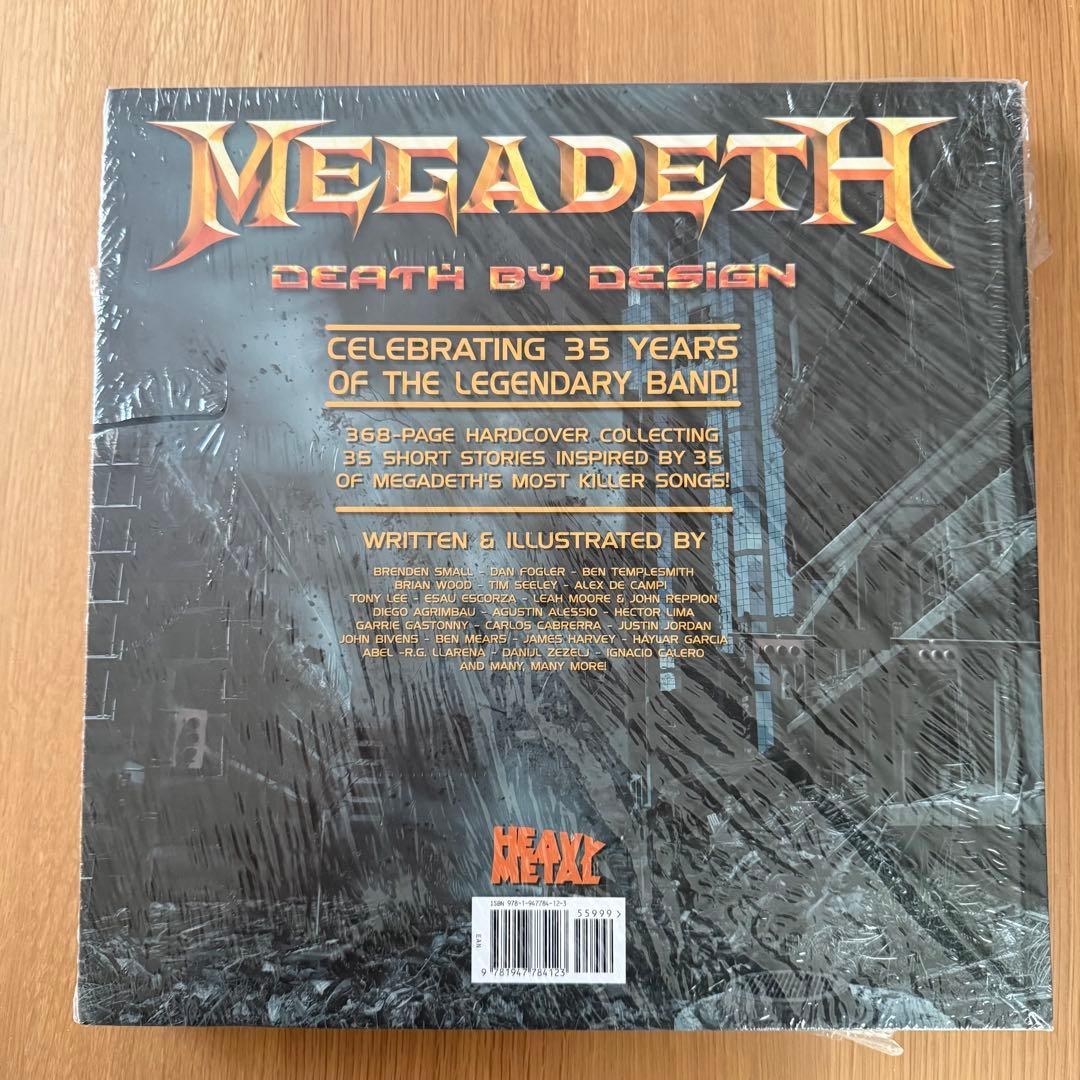 【期間限定値下】【絶版】MEGADETH DEATH BY DESIGN 重厚本