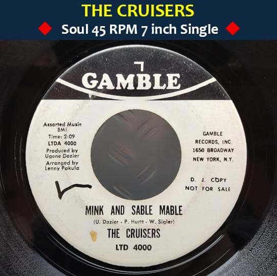f*k様 ★THE CRUISERS / MINK AND SABLE MABL