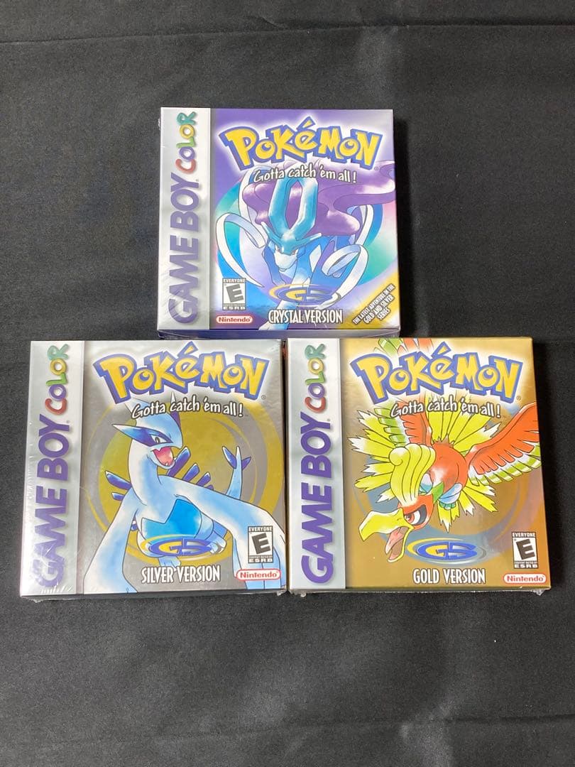 GBC ポケットモンスター　金　銀　クリスタル　北米版　未開封