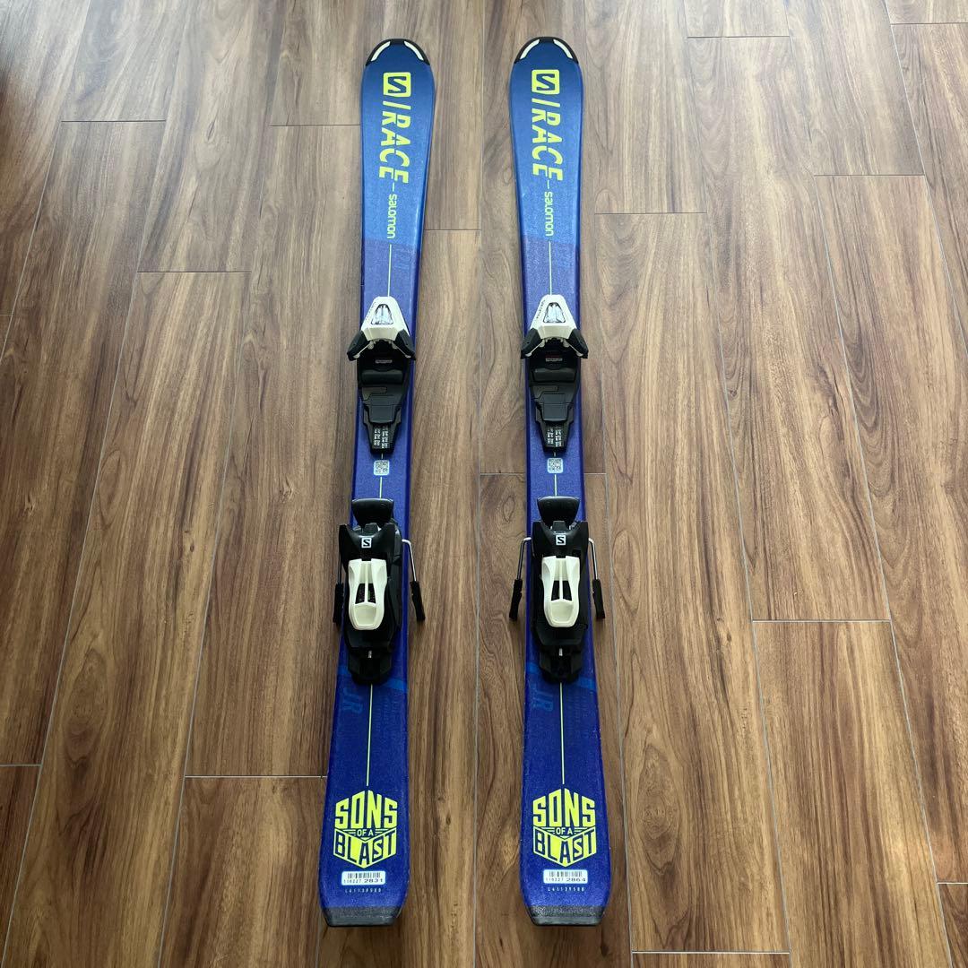 【値下げ】SALOMON S/RACE JR 120、ストックセット（子供用）