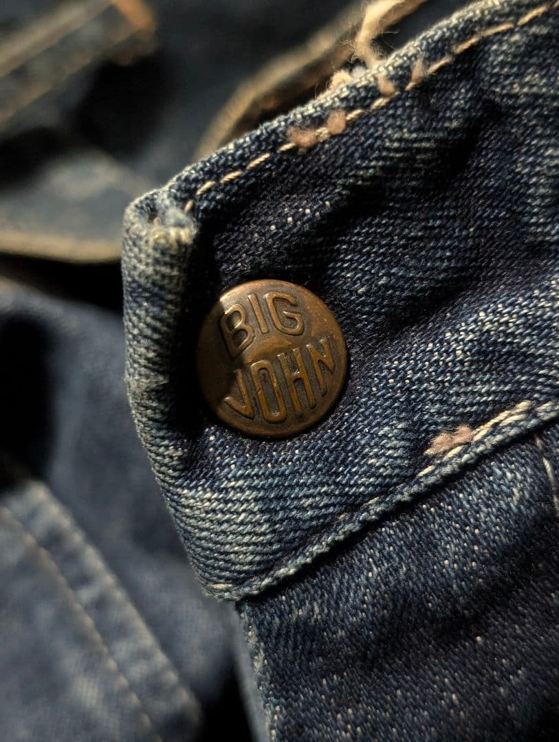 70s BIG JOHN ダブルニー ペインターデニム SCOVIL 初期モデル