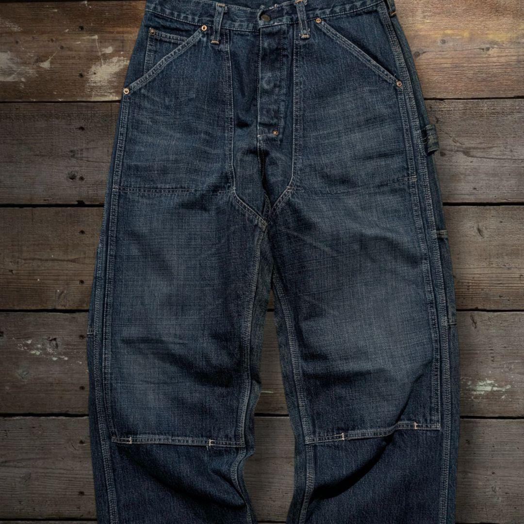 70s BIG JOHN ダブルニー ペインターデニム SCOVIL 初期モデル