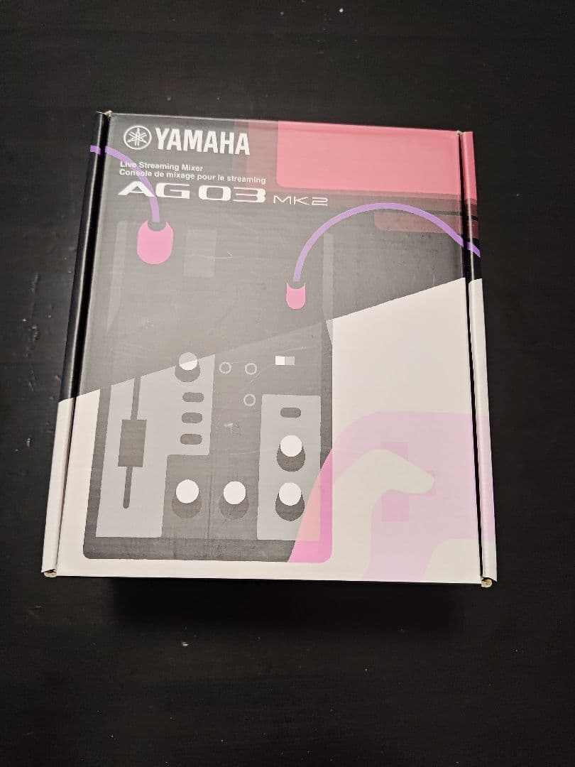 YAMAHA ライブストリーミングミキサー ブラック AG03MK2