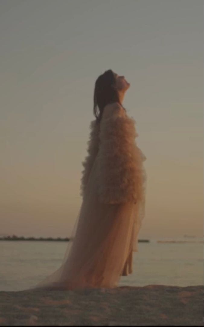 【恵美子さん専用】ふんわりチュールロングドレス 撮影衣装 ウェディングフォト