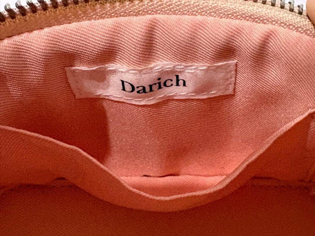 ダーリッチ　Darich キルティングビジュースクエアミニバッグ ピンク