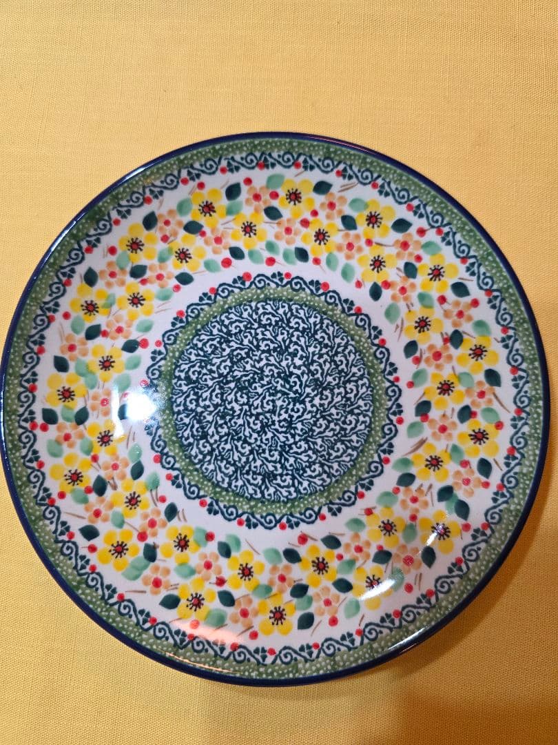 ツェラミカ 花柄食器セット 皿4枚 マグカップ2個