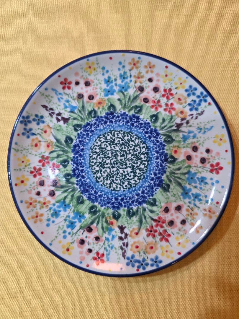 ツェラミカ 花柄食器セット 皿4枚 マグカップ2個