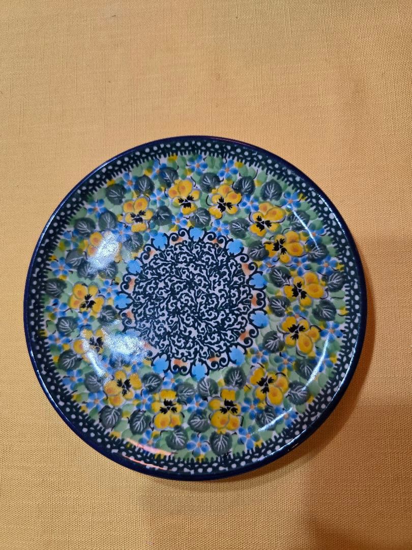 ツェラミカ 花柄食器セット 皿4枚 マグカップ2個