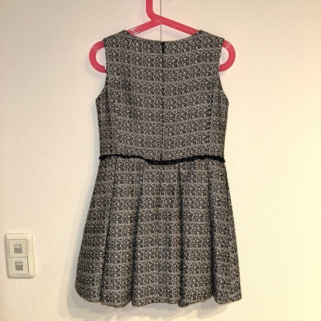 入学式 コムサエンジェル ワンピース120 ボレロ110 ツイード フォーマル