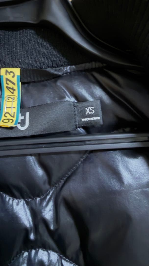 UNIQLO ユニクロ +J ジルサンダー　ダウンジャケットMA-1 XSサイズ
