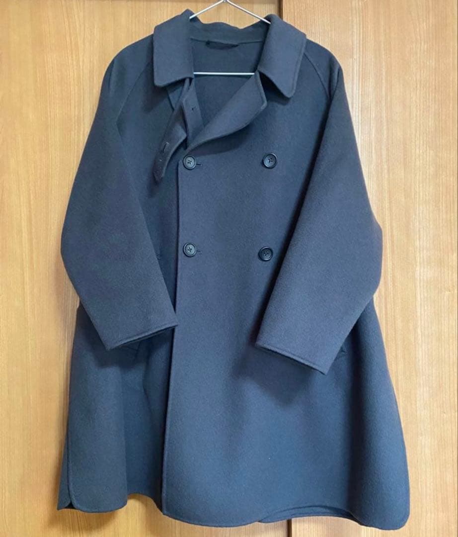 【美品✨】ビューティーアンドユース　ポンチョコート　グレー　春秋冬