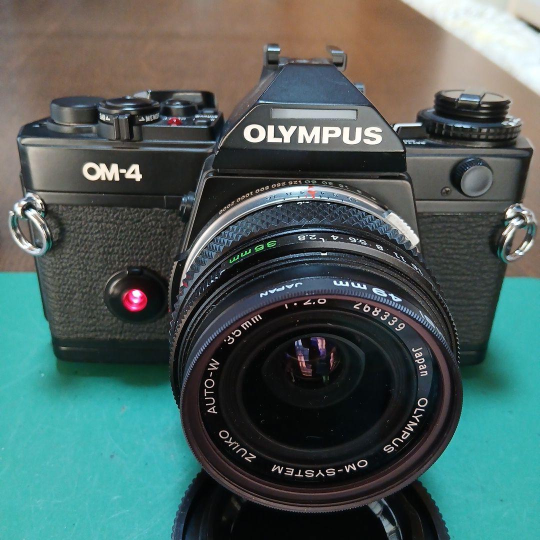 OLYMPUS OM-4 一眼レフカメラ 、ZUIKO 35/2.8レンズ