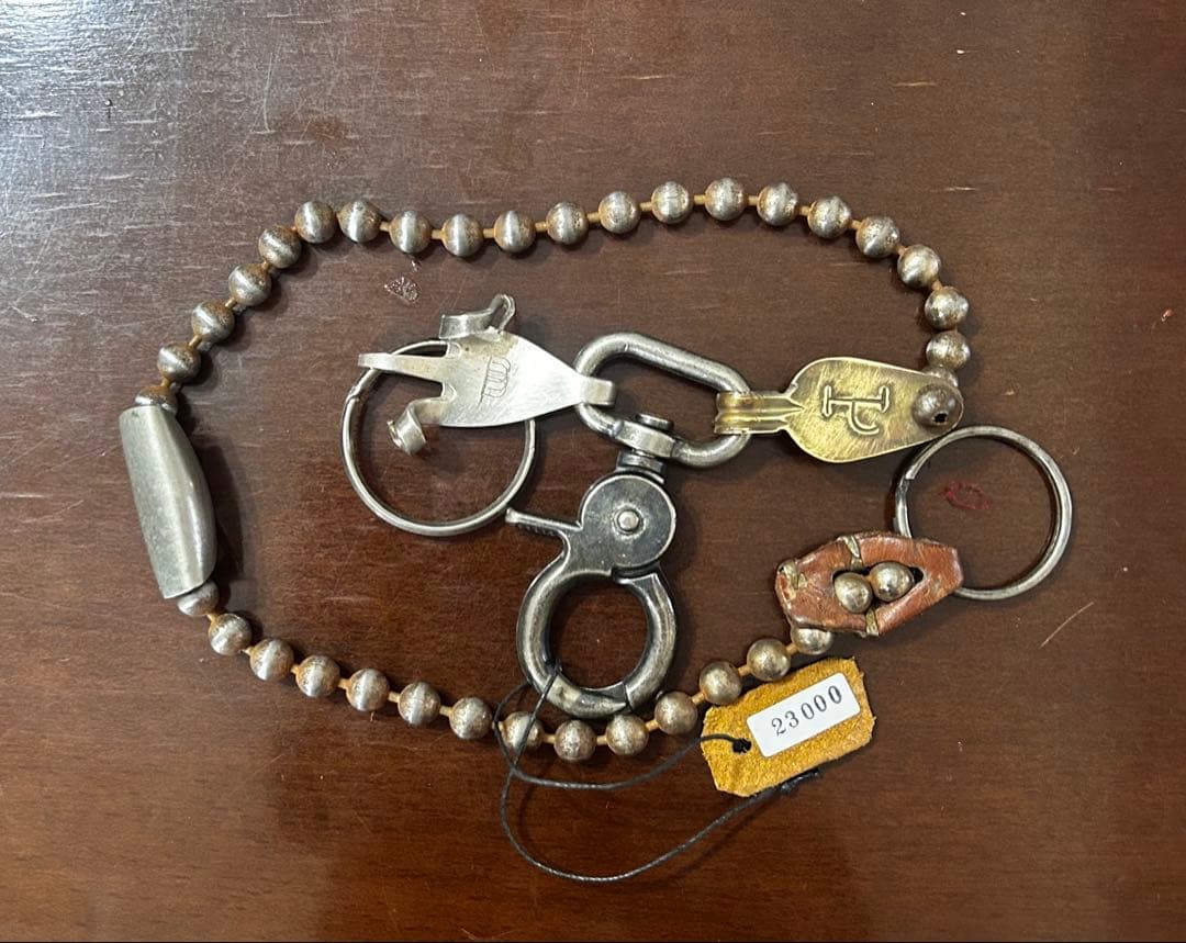 鈴木.com イシズビェスモンテ製 ウォレットチェーン