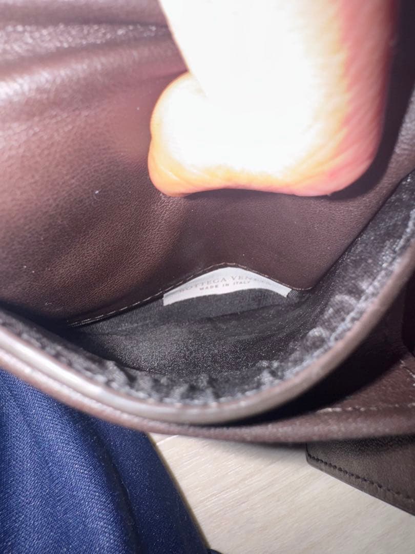 BOTTEGA VENETA 二つ折り財布 ダークブラウン 値下げ交渉可