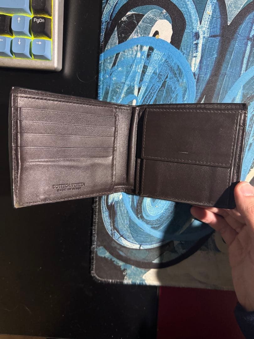 BOTTEGA VENETA 二つ折り財布 ダークブラウン 値下げ交渉可