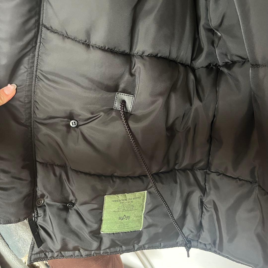 アルファインダストリー N3B ブラック L ミリタリー フライトジャケット