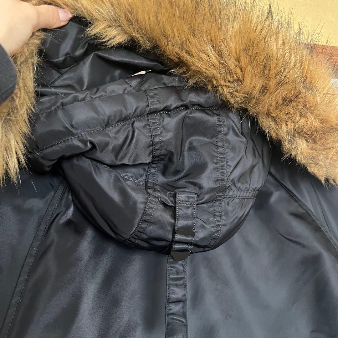 アルファインダストリー N3B ブラック L ミリタリー フライトジャケット