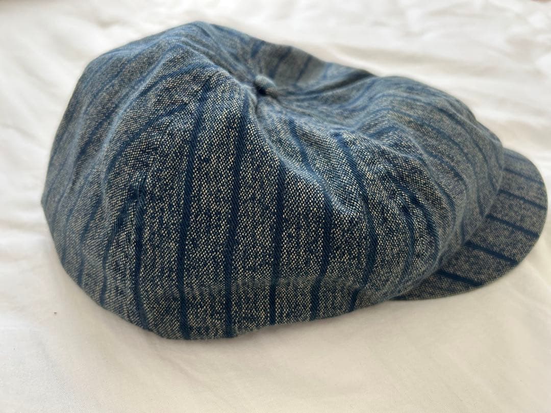 の*り様 美品　ダブルアールエル　RRL ニュースボーイキャップ　ランダムストラ