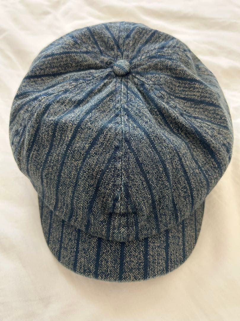 の*り様 美品　ダブルアールエル　RRL ニュースボーイキャップ　ランダムストラ