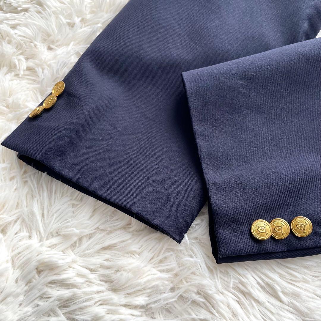 特大XXLサイズ相当✨ラルフローレン　テーラードジャケット　紺ブレ　金ボタン
