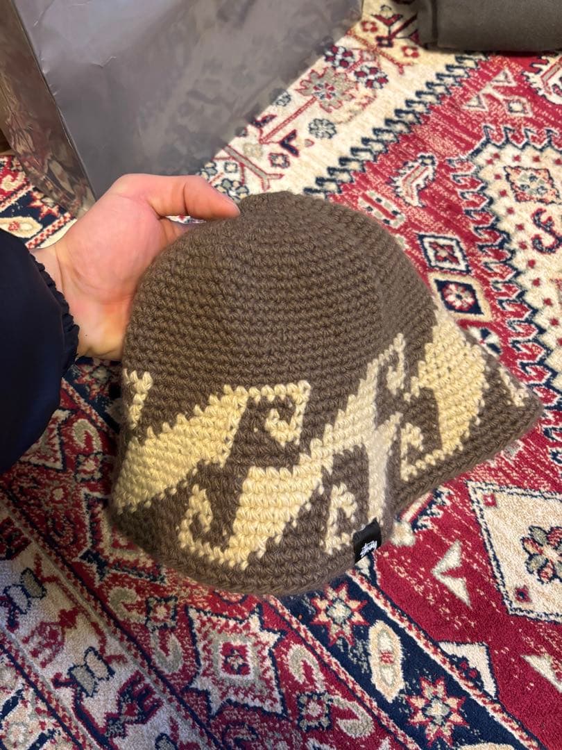 Stussy バケットハット ニットハット　クラッシャーハット