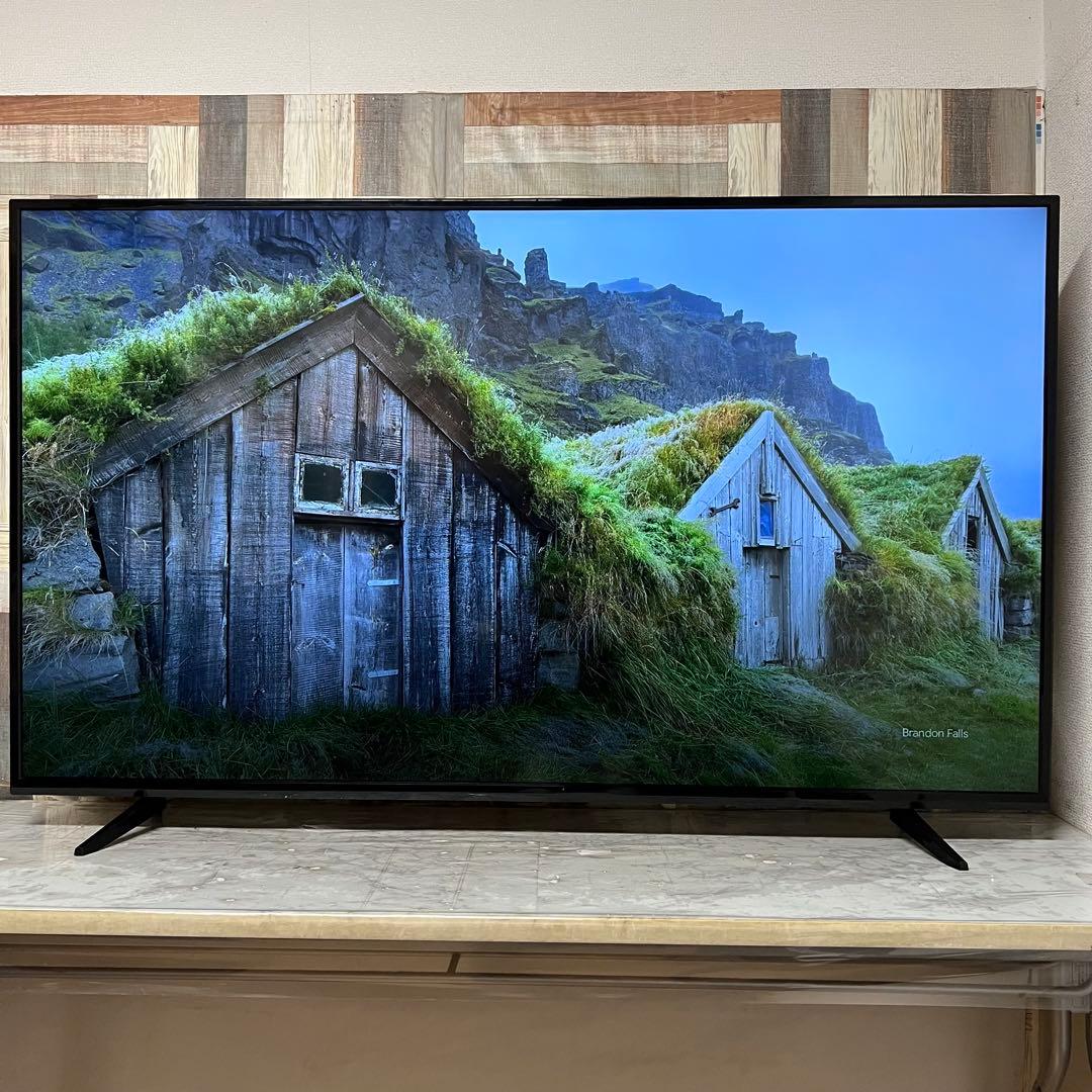 年内受渡❣️全国送料込3年前購入ティーズネット65型4K液晶テレビ東芝製LSI搭載