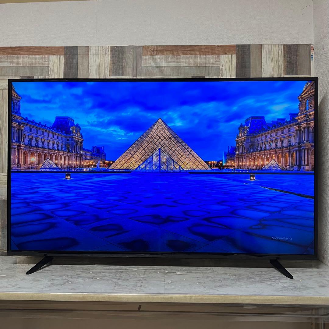 年内受渡❣️全国送料込3年前購入ティーズネット65型4K液晶テレビ東芝製LSI搭載