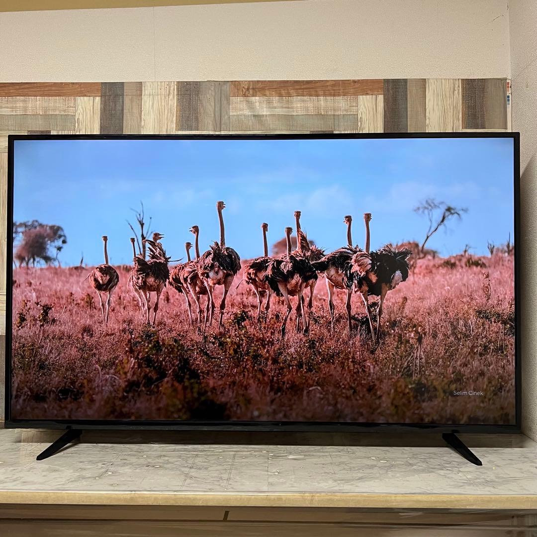 年内受渡❣️全国送料込3年前購入ティーズネット65型4K液晶テレビ東芝製LSI搭載