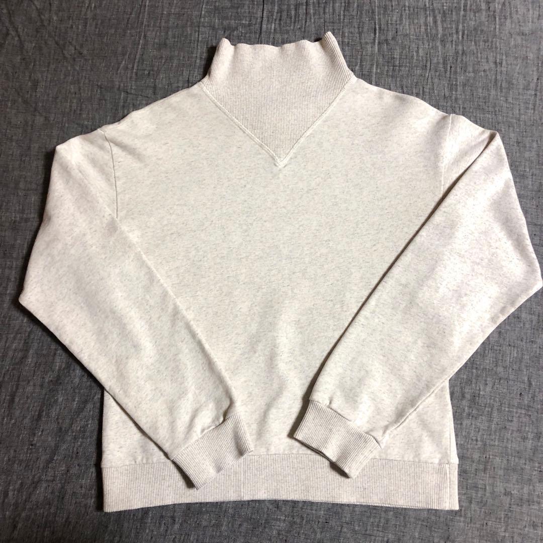 BASERANGE NAPE SWEAT SHIRT ベースレンジ アイボリー
