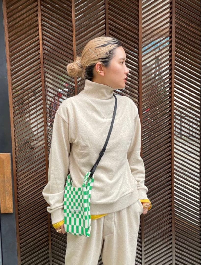 BASERANGE NAPE SWEAT SHIRT ベースレンジ アイボリー