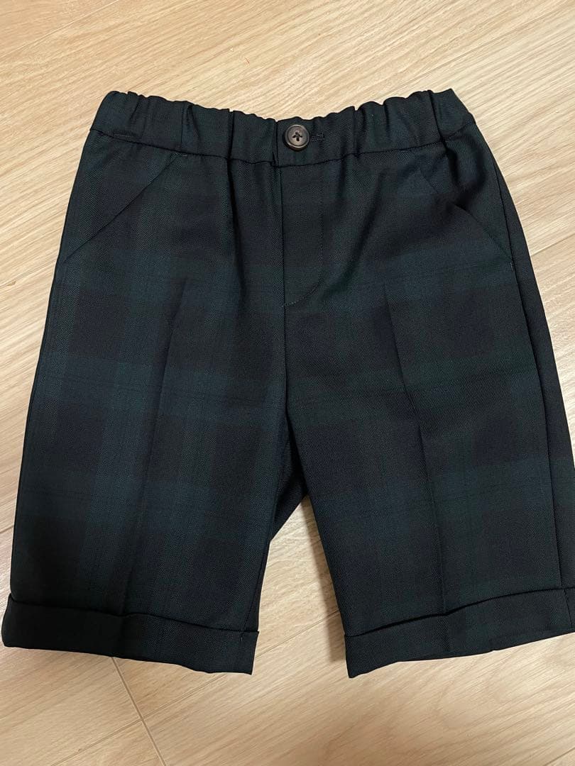 GREEN LABEL RELAXING ブラックウォッチ柄スーツ　120サイズ