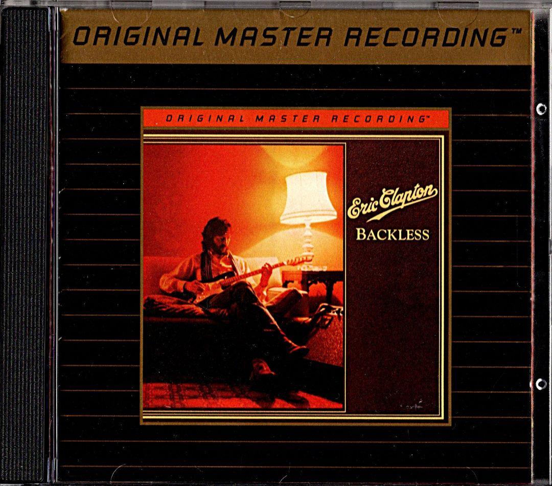 貴重Eric Clapton Backless MFSL 輸入盤GOLD CD