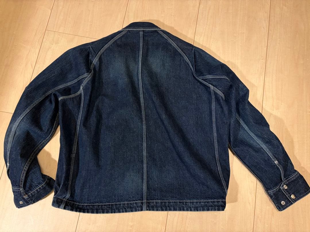 甘*党様 26SS sacai Denim Jacket サカイ デニムジャケッ