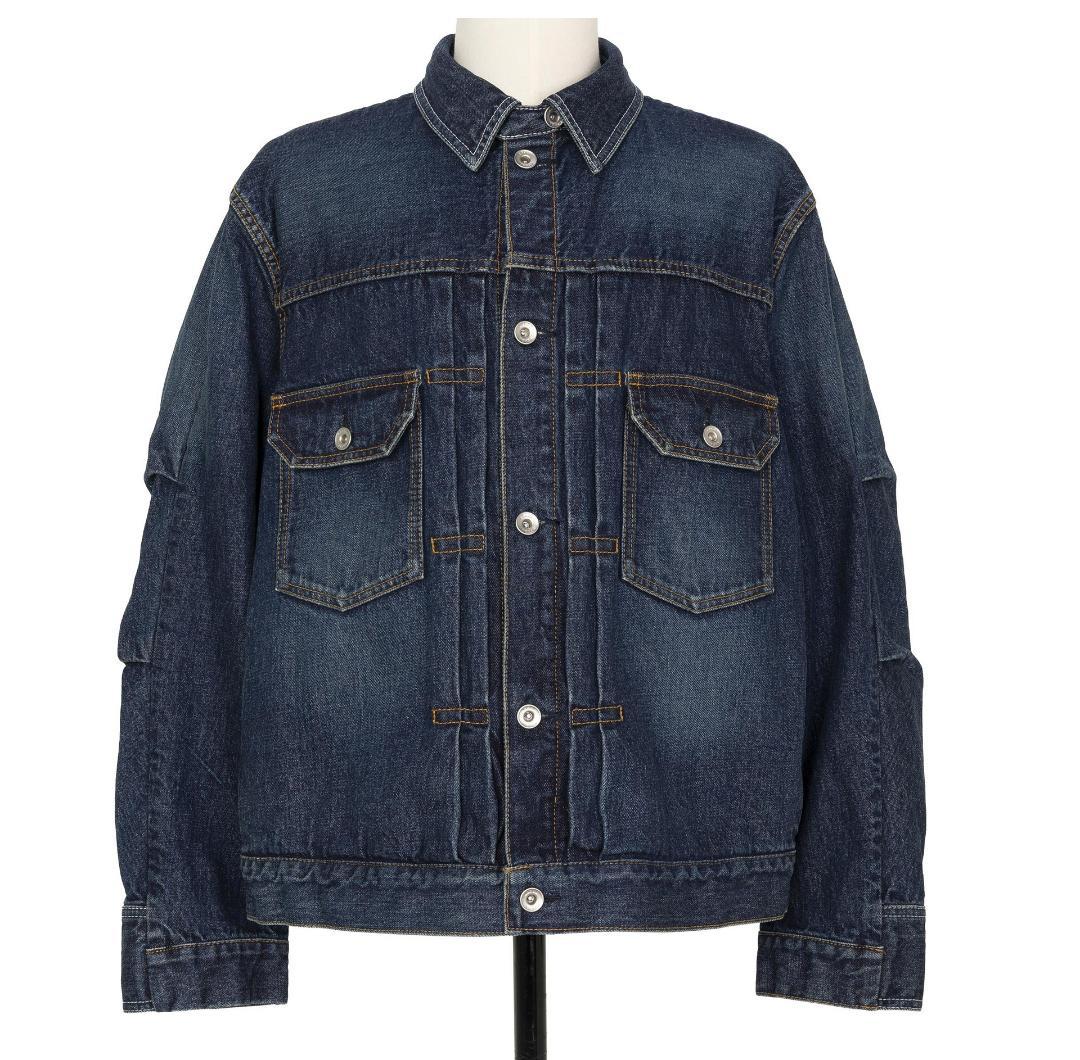甘*党様 26SS sacai Denim Jacket サカイ デニムジャケッ