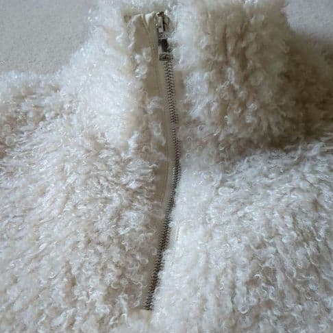 GALLARDA GALANTE フェイクファーハーフZIPプルオーバー　ベスト