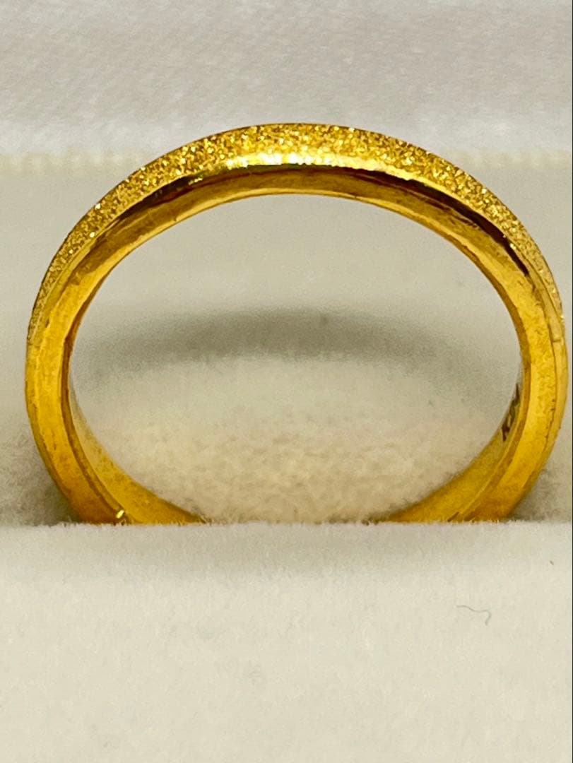 K24 純金 グロスリング 4.70g指輪 リング 刻印あり ハンドメイド