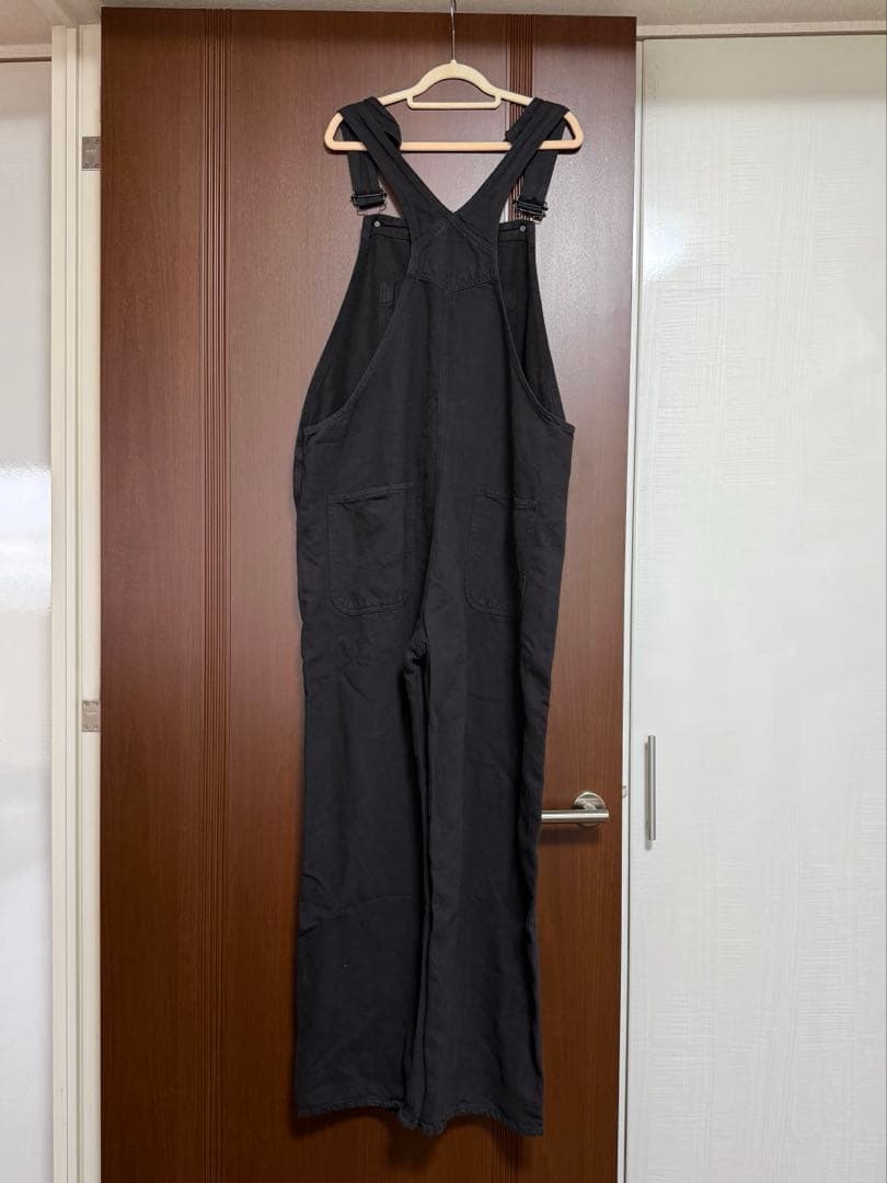 ヴェリテクール　コットン×リネン　デニムオーバーオール