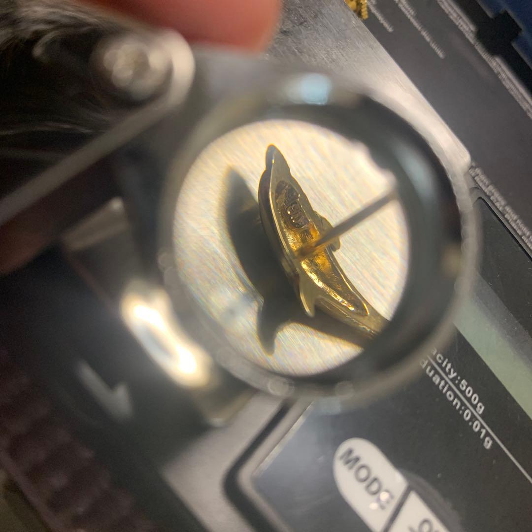 k18 イルカ　ネクタイピン