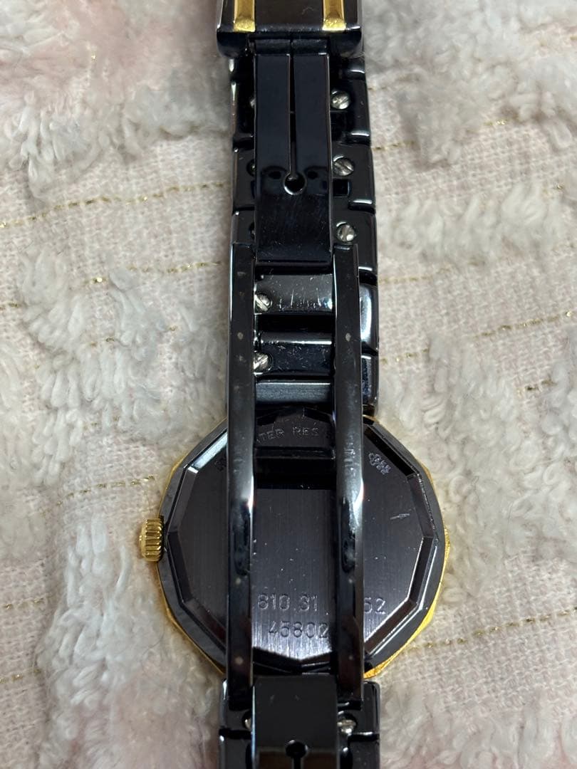 CORUM アドミラルズカップ クォーツ 18金 ガンブルー コンビ 動作良好