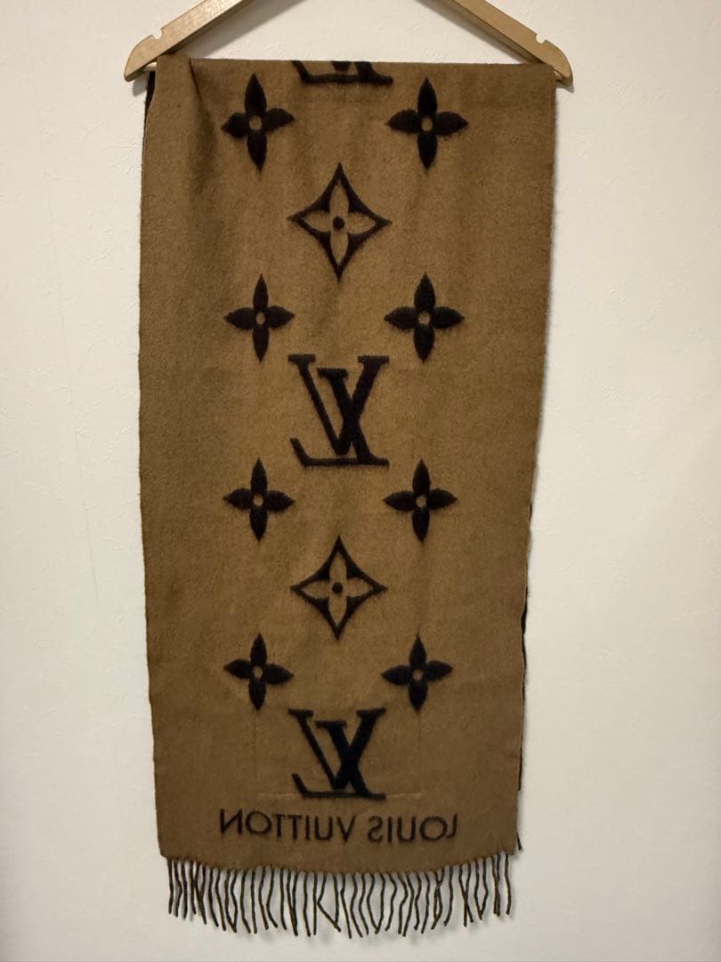 【LOUIS VUITTON 】マフラー カシミヤ ミンクストール