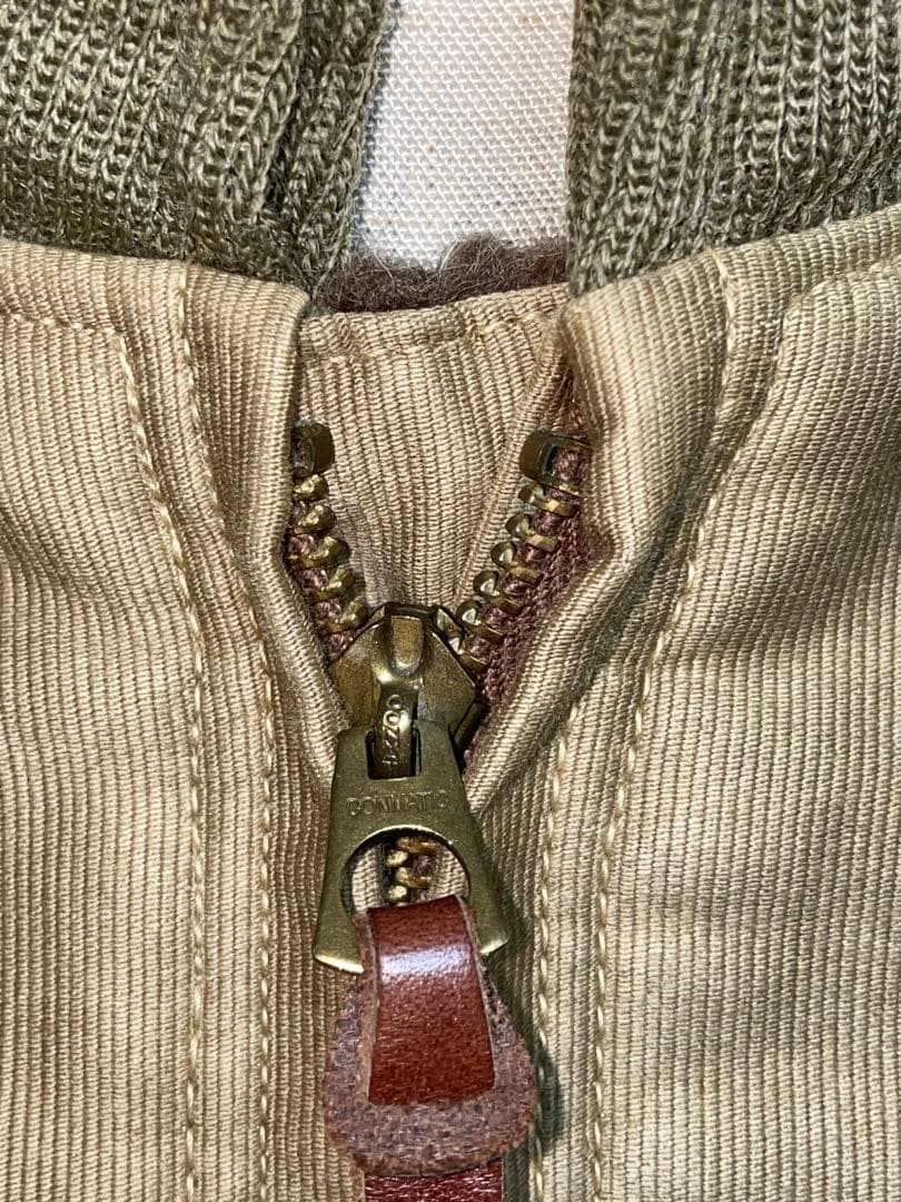 希少 実物復刻 デッキジップ 40s USCG 34 汚れ アルパカ